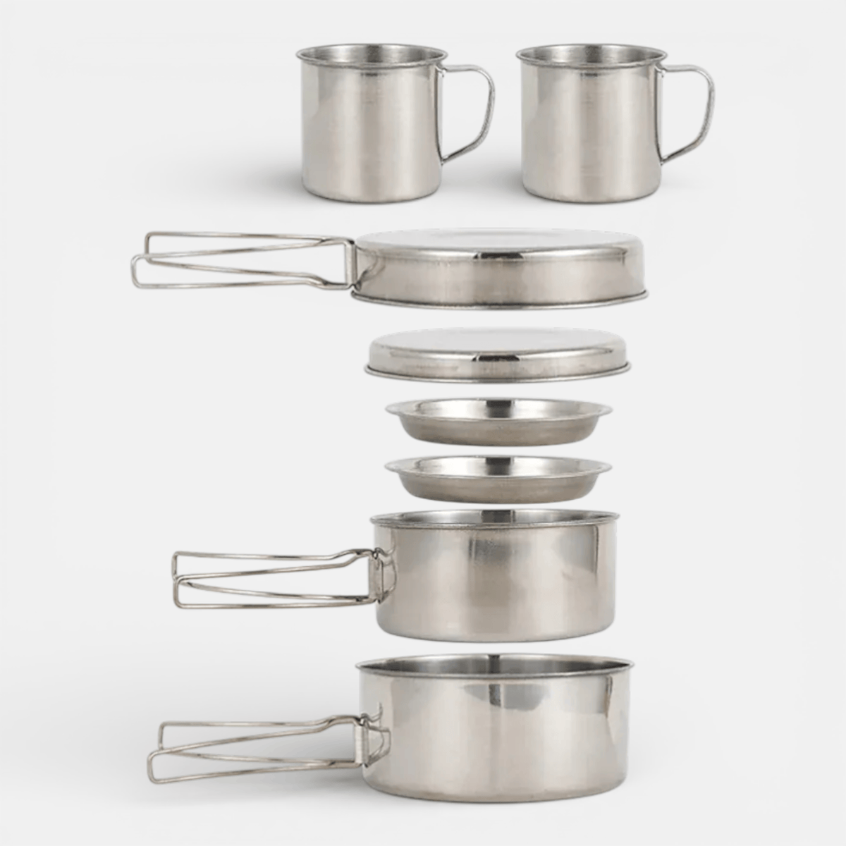 Mon Esprit Nature 8 Ensemble d'ustensiles de cuisine de Camping