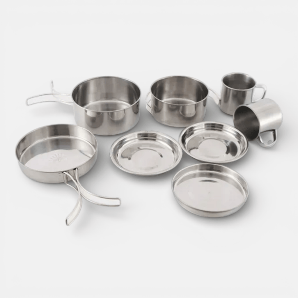 Mon Esprit Nature 8 Ensemble d'ustensiles de cuisine de Camping