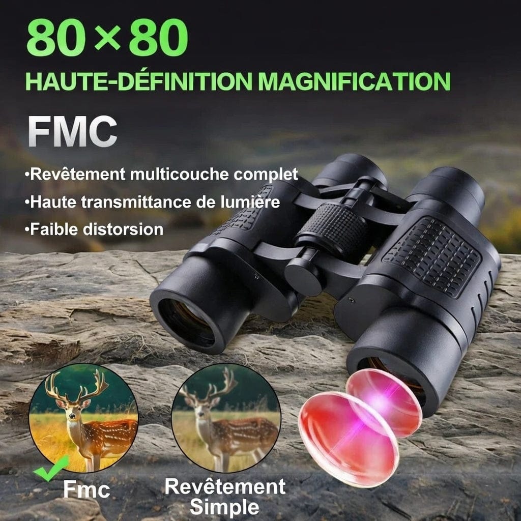 Mon Esprit Nature 80x80 Jumelles professionnelles 80X80