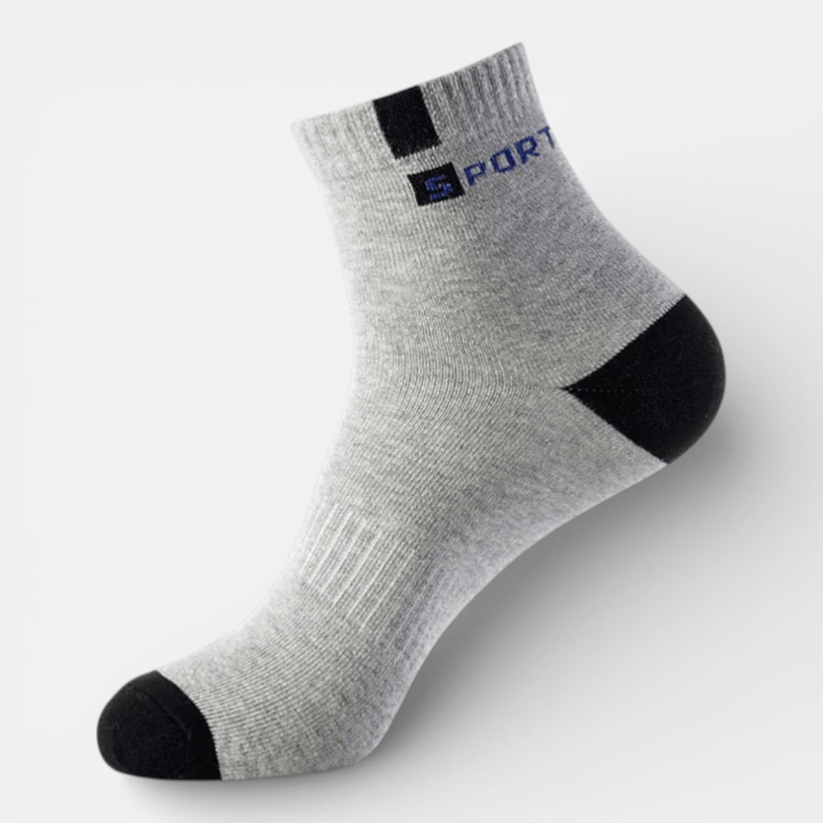 Mon Esprit Nature Argent / EU36-43 Chaussettes en coton de Sport x5