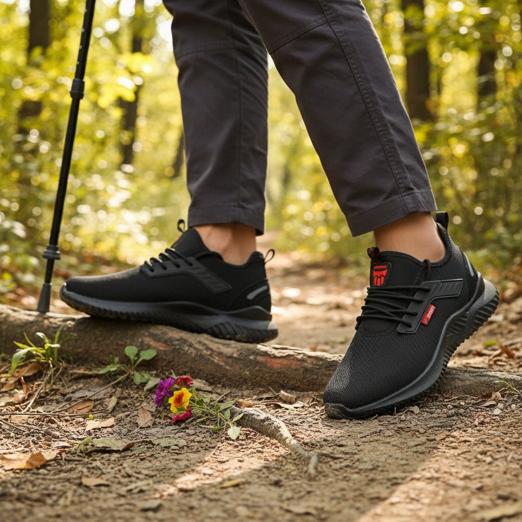 Mon Esprit Nature Baskets de randonnée pour hommes - Fuzz