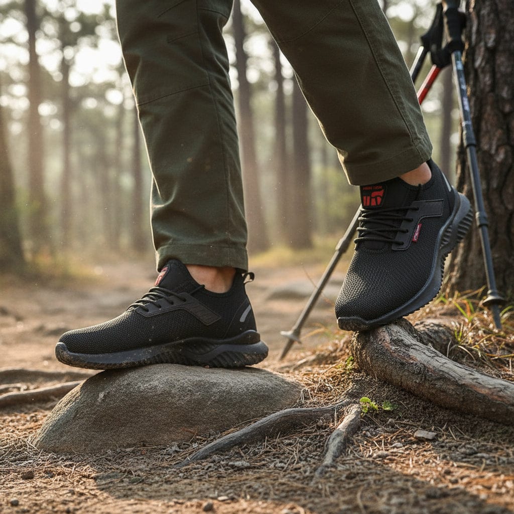 Mon Esprit Nature Baskets de randonnée pour hommes - Fuzz