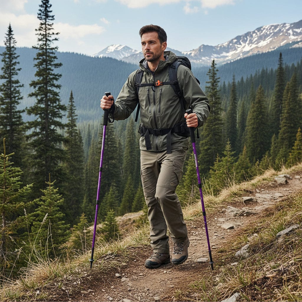 Mon Esprit Nature Batons de randonnée anti-dérapants - Packly