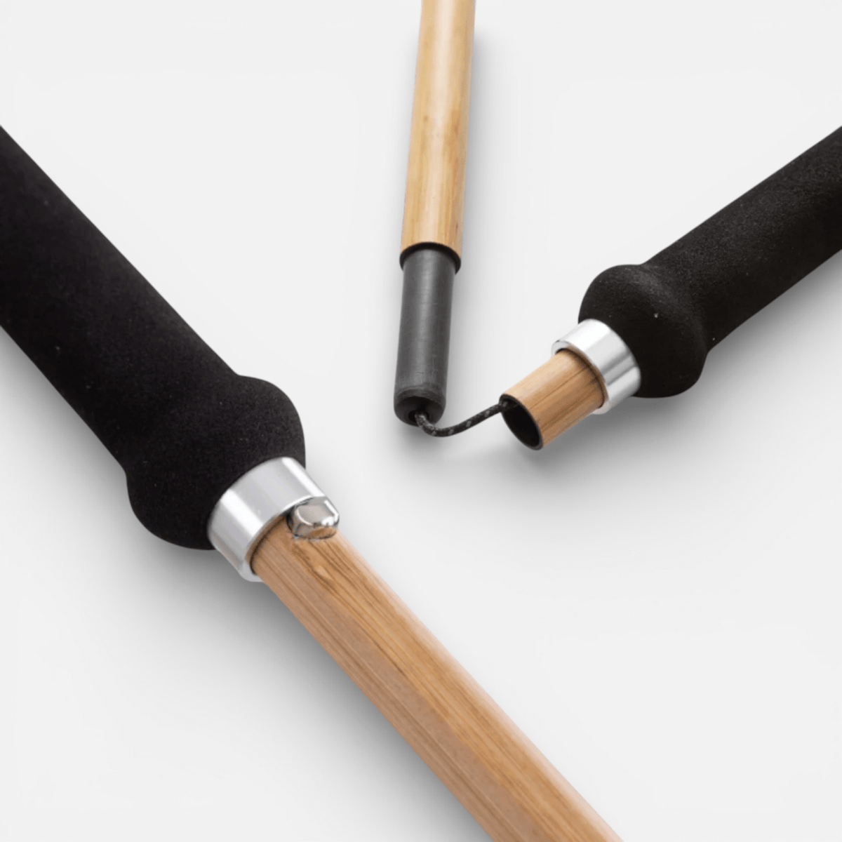 Mon Esprit Nature Bâtons de randonnée ultralégers en bambou - Trekflex