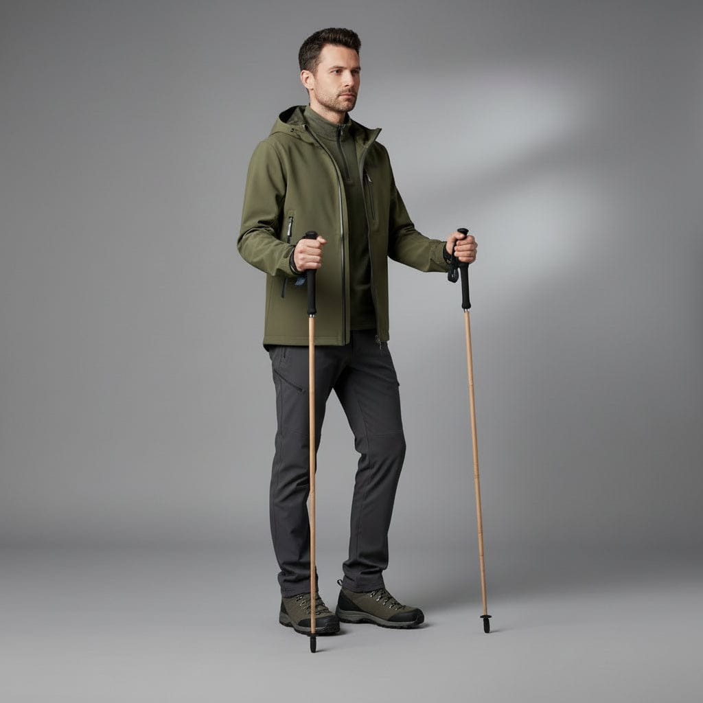 Mon Esprit Nature Bâtons de randonnée ultralégers en bambou - Trekflex