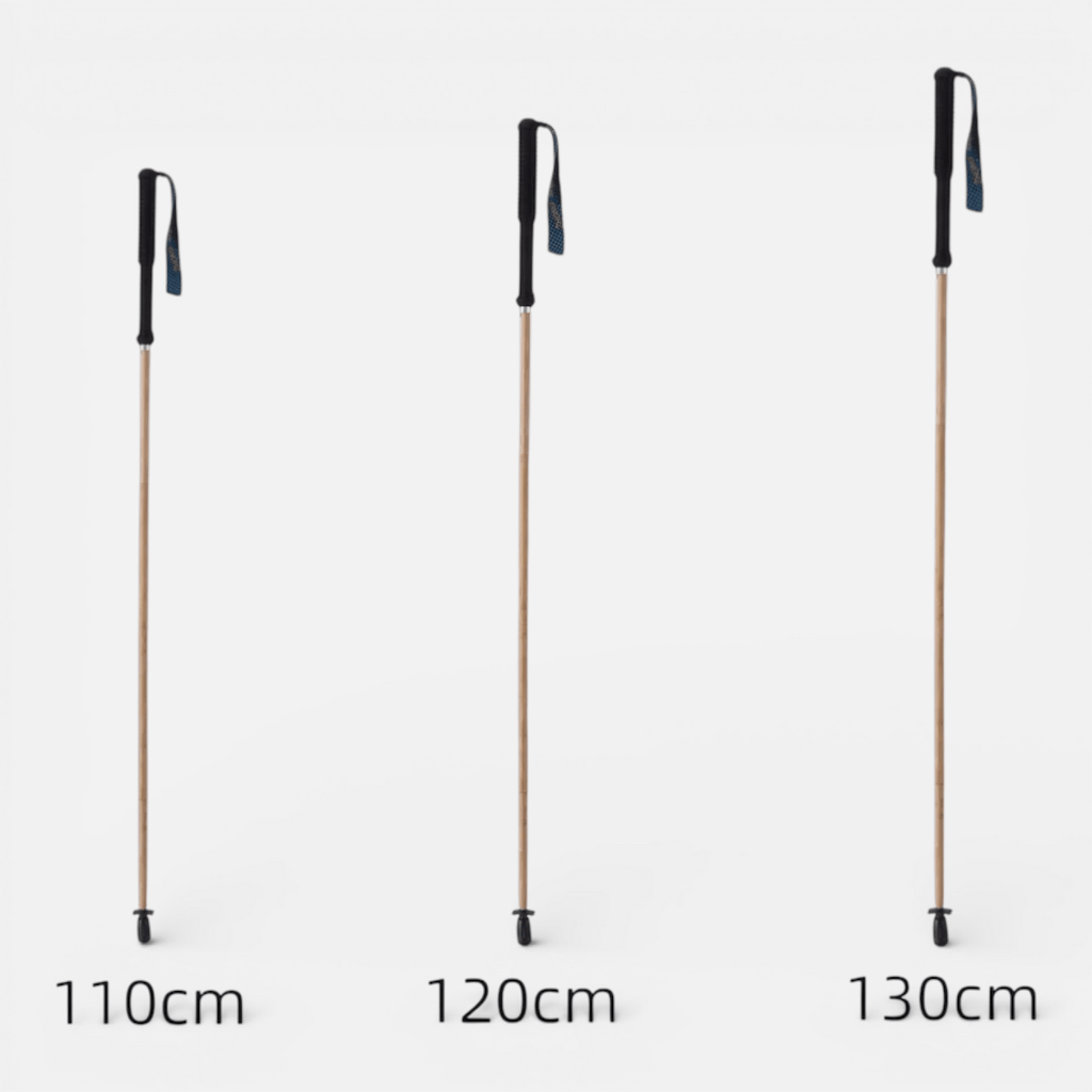 Mon Esprit Nature Bâtons de randonnée ultralégers en bambou - Trekflex
