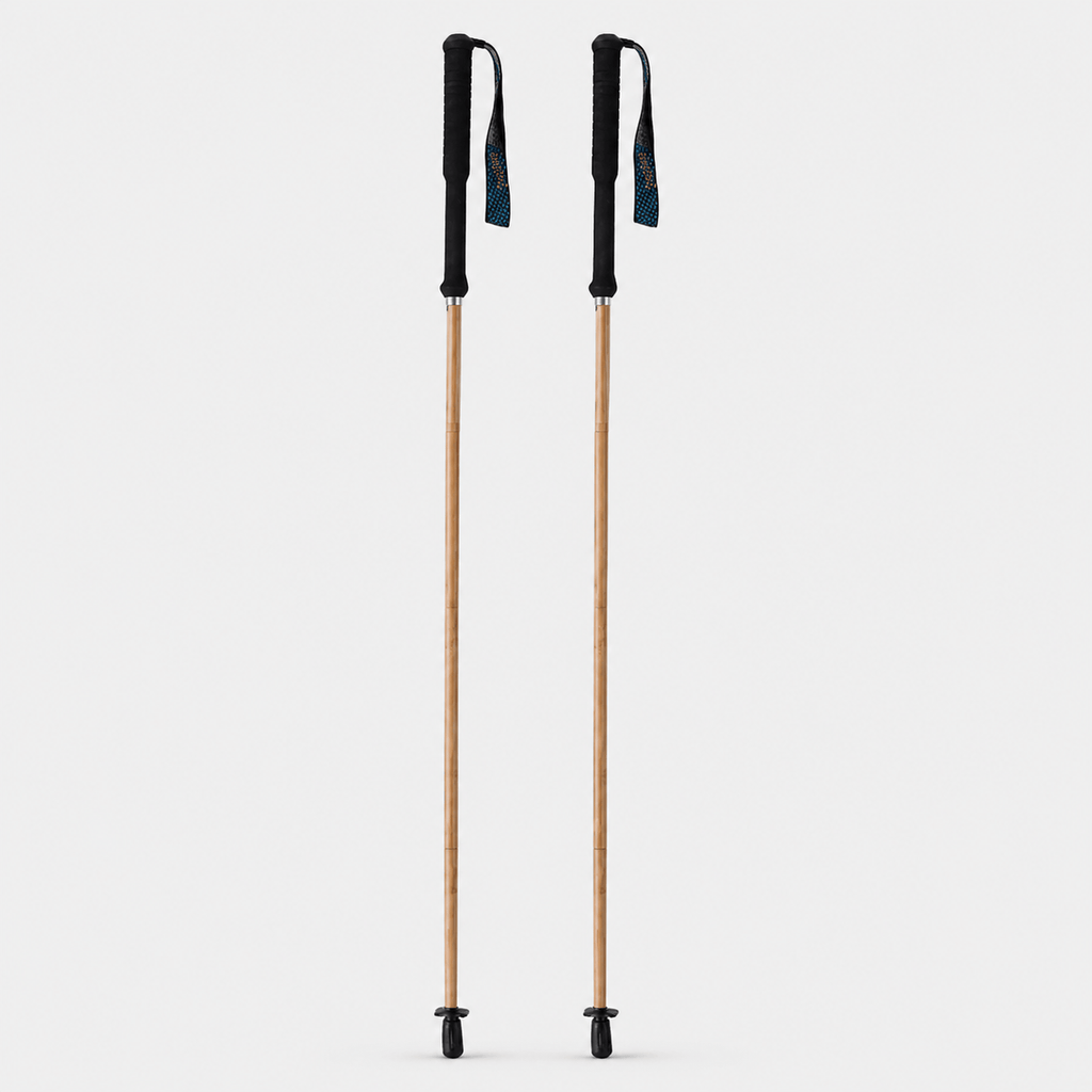 Mon Esprit Nature Bâtons de randonnée ultralégers en bambou - Trekflex