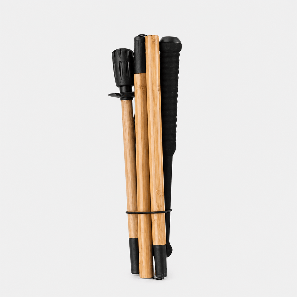 Mon Esprit Nature Bâtons de randonnée ultralégers en bambou - Trekflex