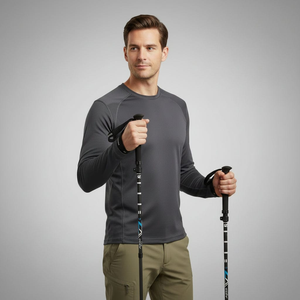 Mon Esprit Nature Bâtons de Trekking en fibre de carbone - NatureGrip