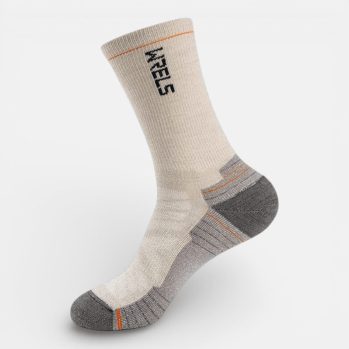 Mon Esprit Nature Beige / 1 paire / M Chaussettes en laine de course