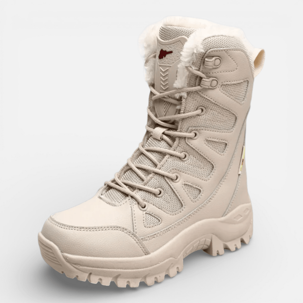 Mon Esprit Nature Beige / 35 Bottes de randonnée avec intérieur en peluche - Summitra