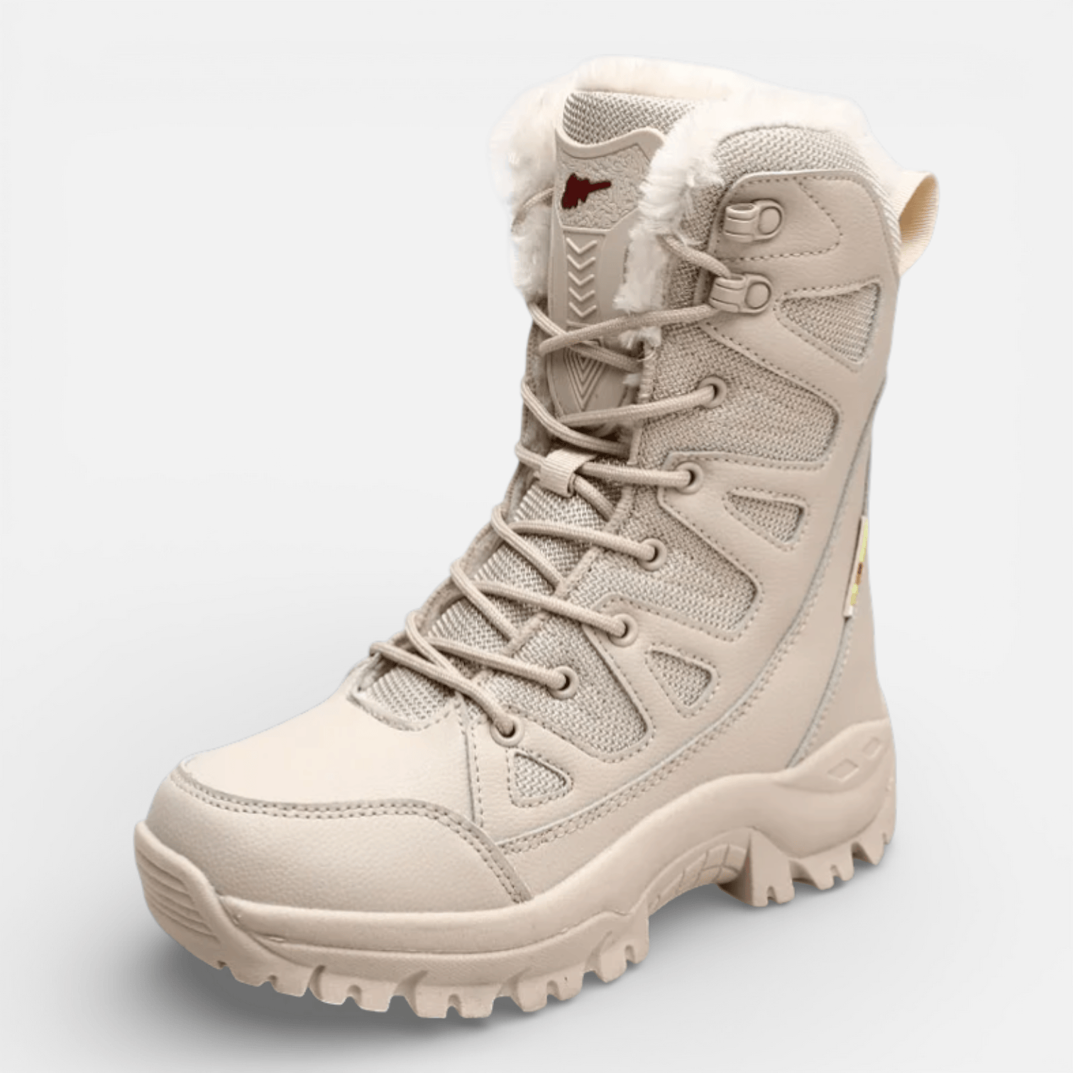 Mon Esprit Nature Beige / 35 Bottes de randonnée avec intérieur en peluche - Summitra Image