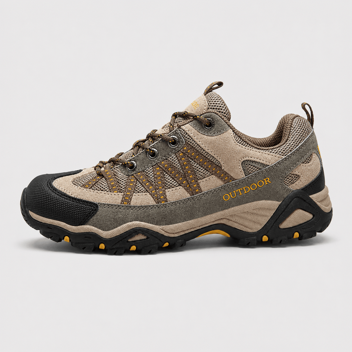 Mon Esprit Nature Beige / 35 Chaussures de Randonnée Imperméables Unisexe - Physio 2
