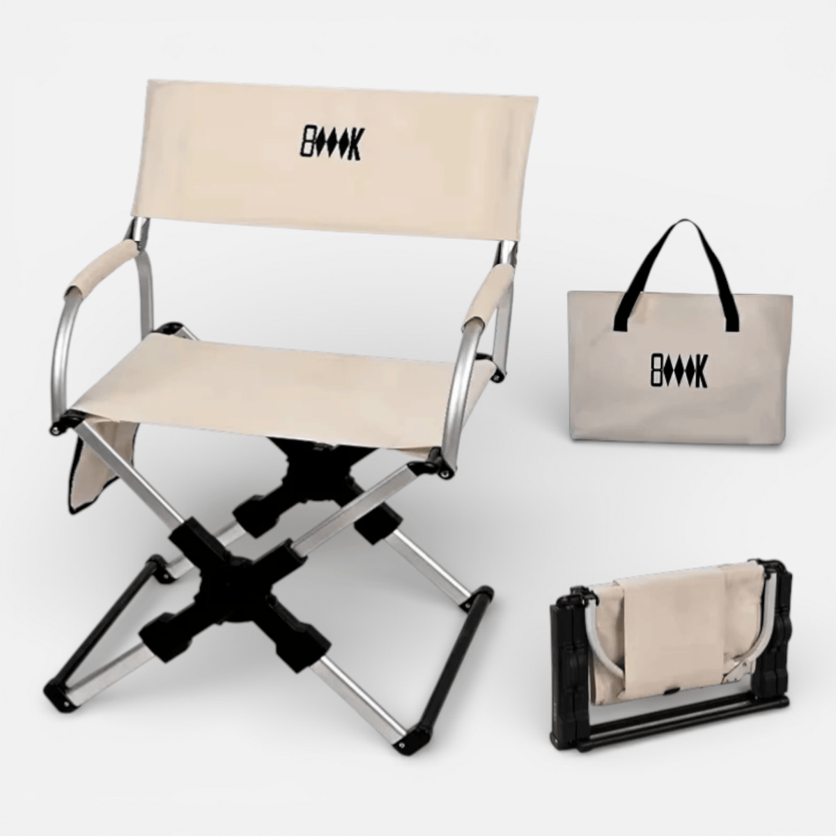 Mon Esprit Nature Beige Chaise pliable d'extérieur - Mount 2