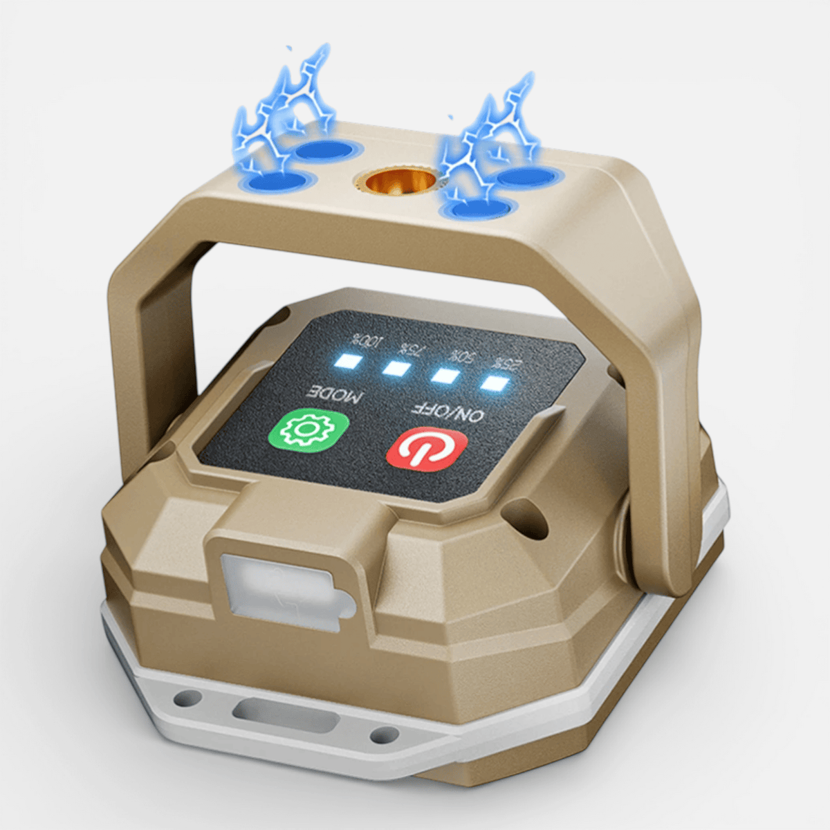 Mon Esprit Nature Beige Lampe rechargeable LED COB - Optralis