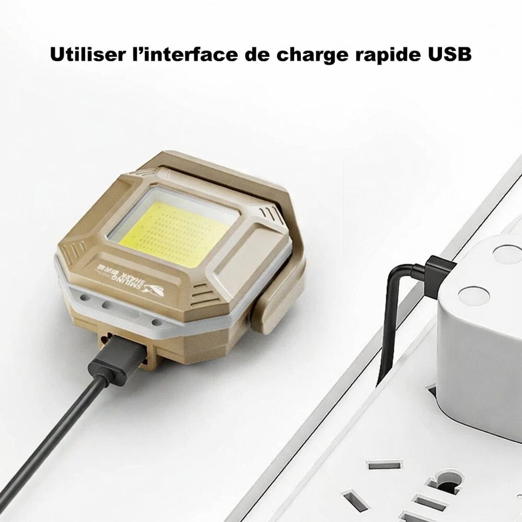 Mon Esprit Nature Beige Lampe rechargeable LED COB - Optralis