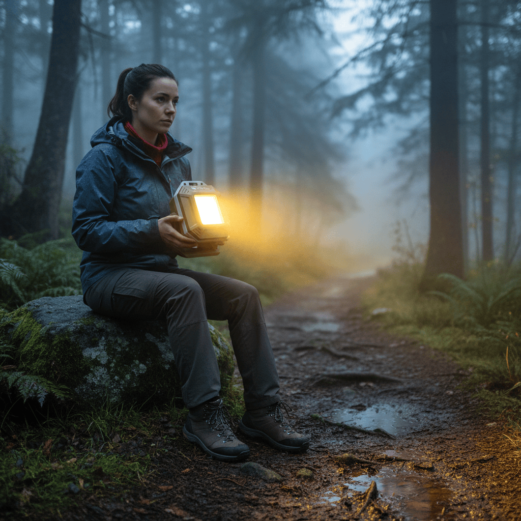 Mon Esprit Nature Beige Lampe rechargeable LED COB - Optralis Image