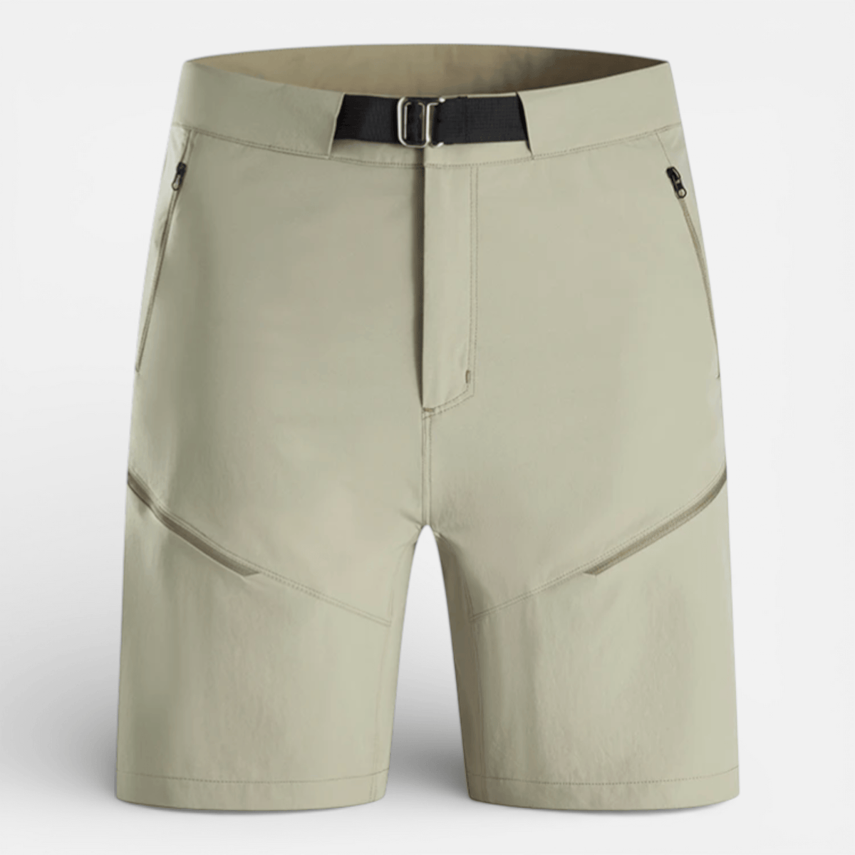 Mon Esprit Nature Beige / M Short de randonnée unisexe