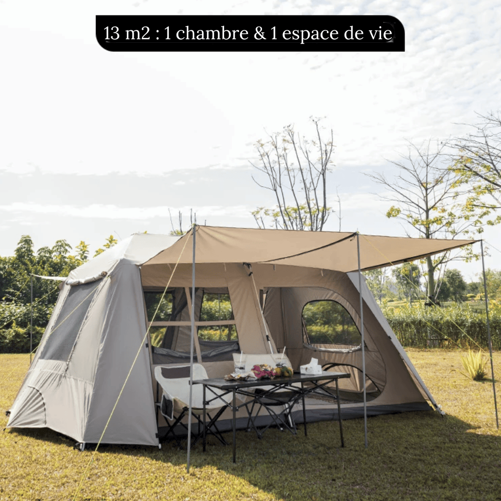 Mon Esprit Nature Beige Tente de camping de Luxe - Sentura
