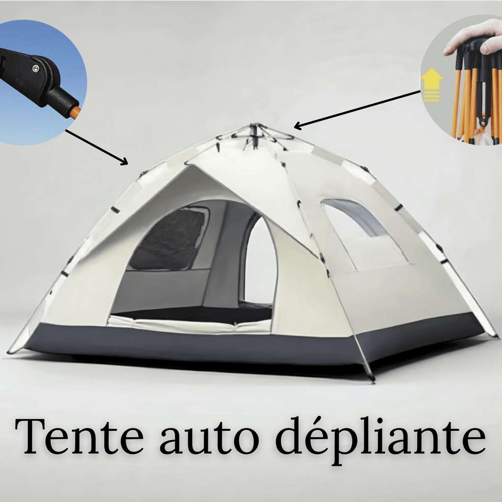 Mon Esprit Nature Beige Tente de camping Polyester - VENUS 4P