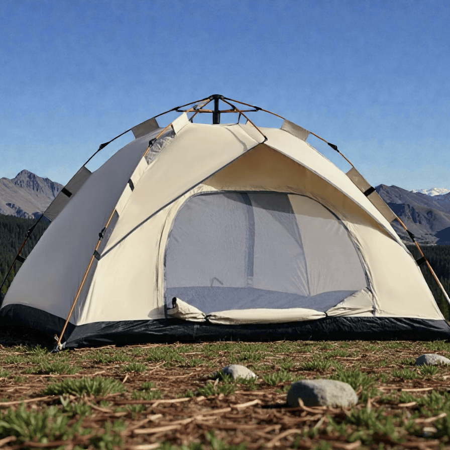 Mon Esprit Nature Beige Tente de camping Polyester - VENUS 4P