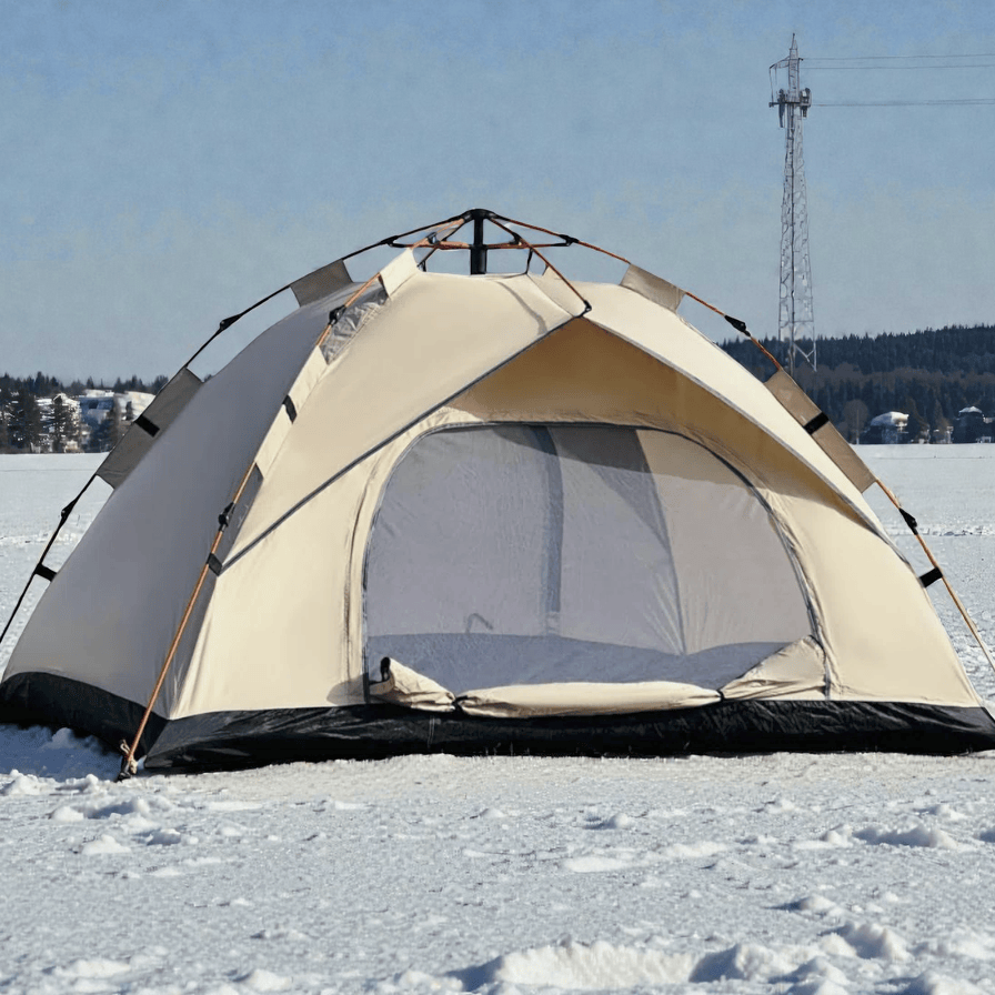 Mon Esprit Nature Beige Tente de camping Polyester - VENUS 4P