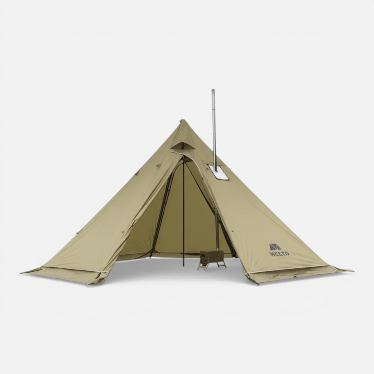 Mon Esprit Nature Beige Tente de camping pyramidale - Tipi 4P