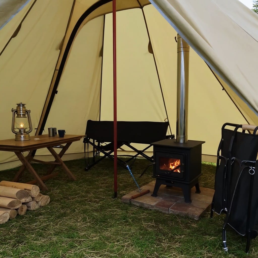 Mon Esprit Nature Beige Tente de camping pyramidale - Tipi 4P