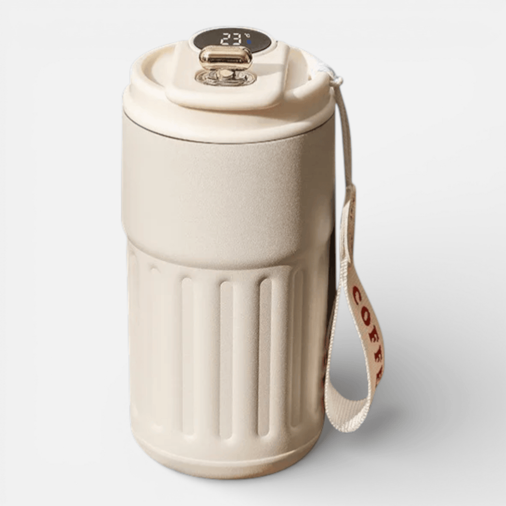 Mon Esprit Nature Blanc / 450ml Bouteille Thermos avec affichage intelligent - DrySmart