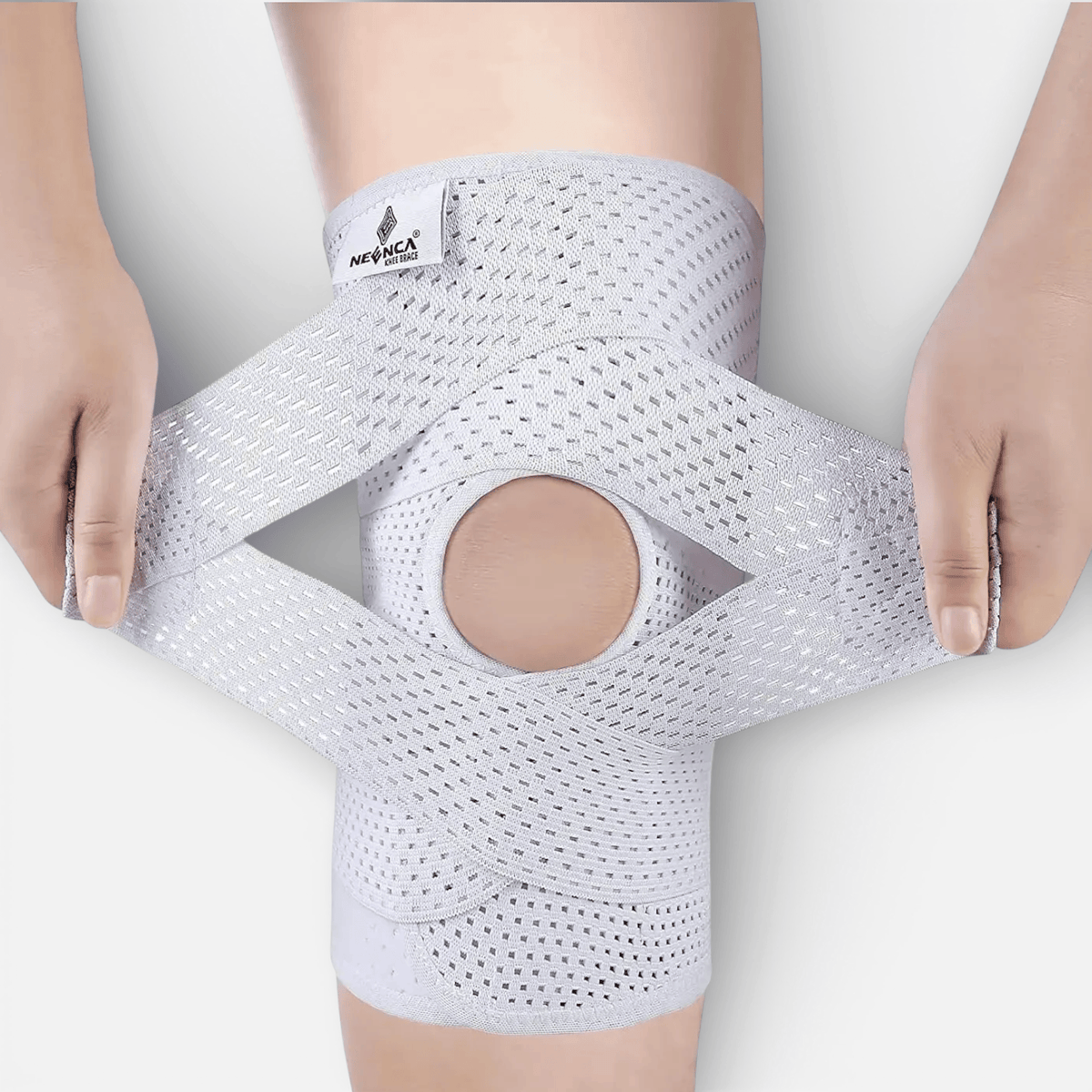 Mon Esprit Nature Blanc / M Genouillère de compression stabilisatrice