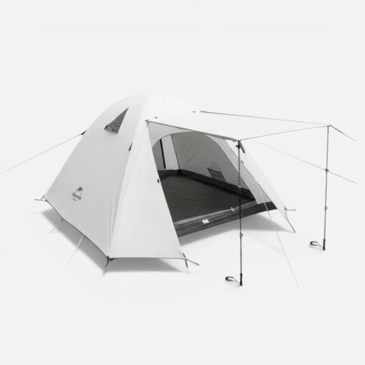 Mon Esprit Nature Blanc Tente de camping double couche - Horizon 4P