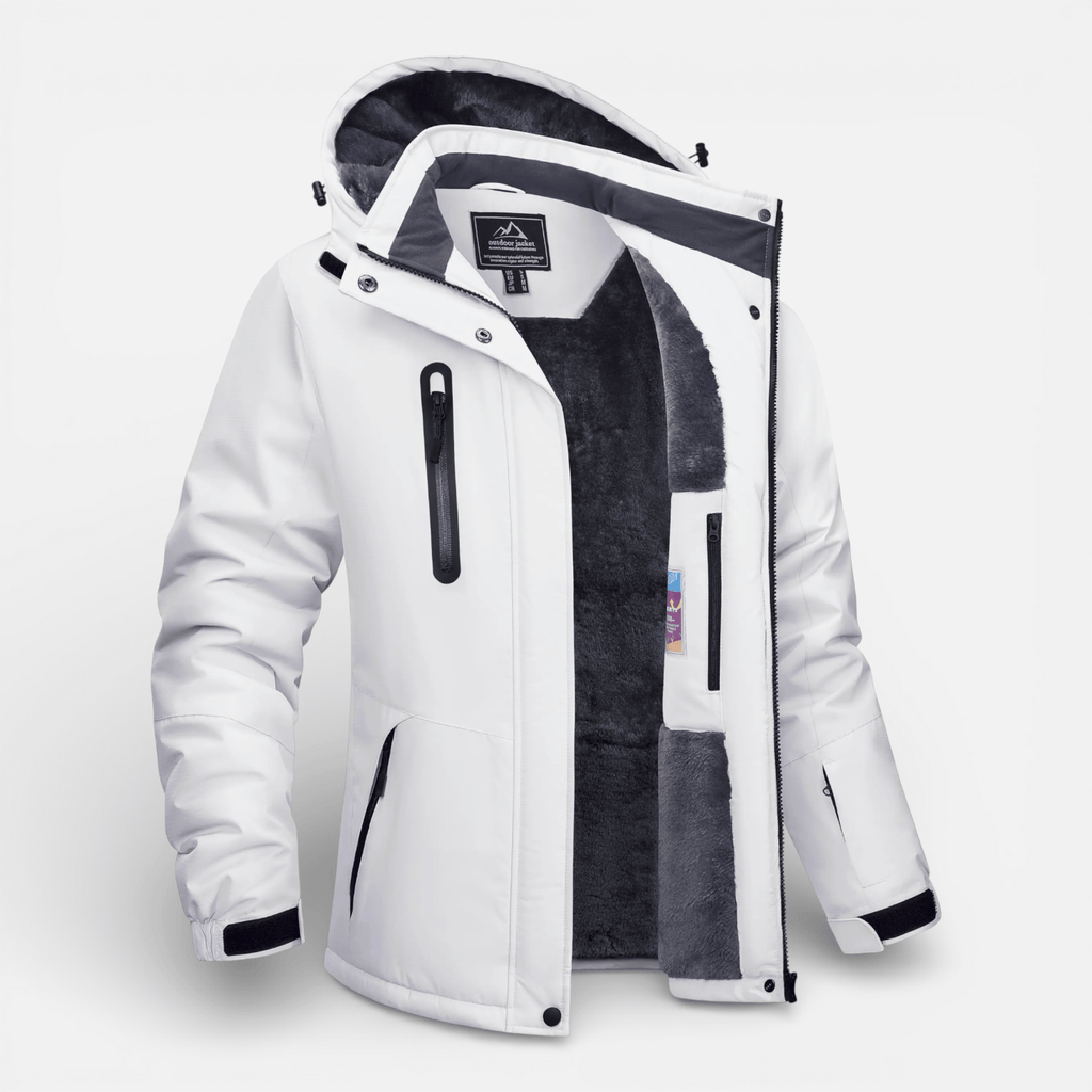 Mon Esprit Nature Blanc / XS Veste polaire doublée pour femme - Warmer One