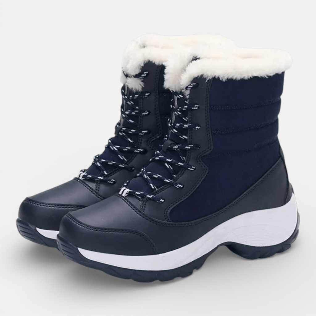 Mon Esprit Nature Bleu / 36 Bottines de randonnée imperméables pour femmes - Rain