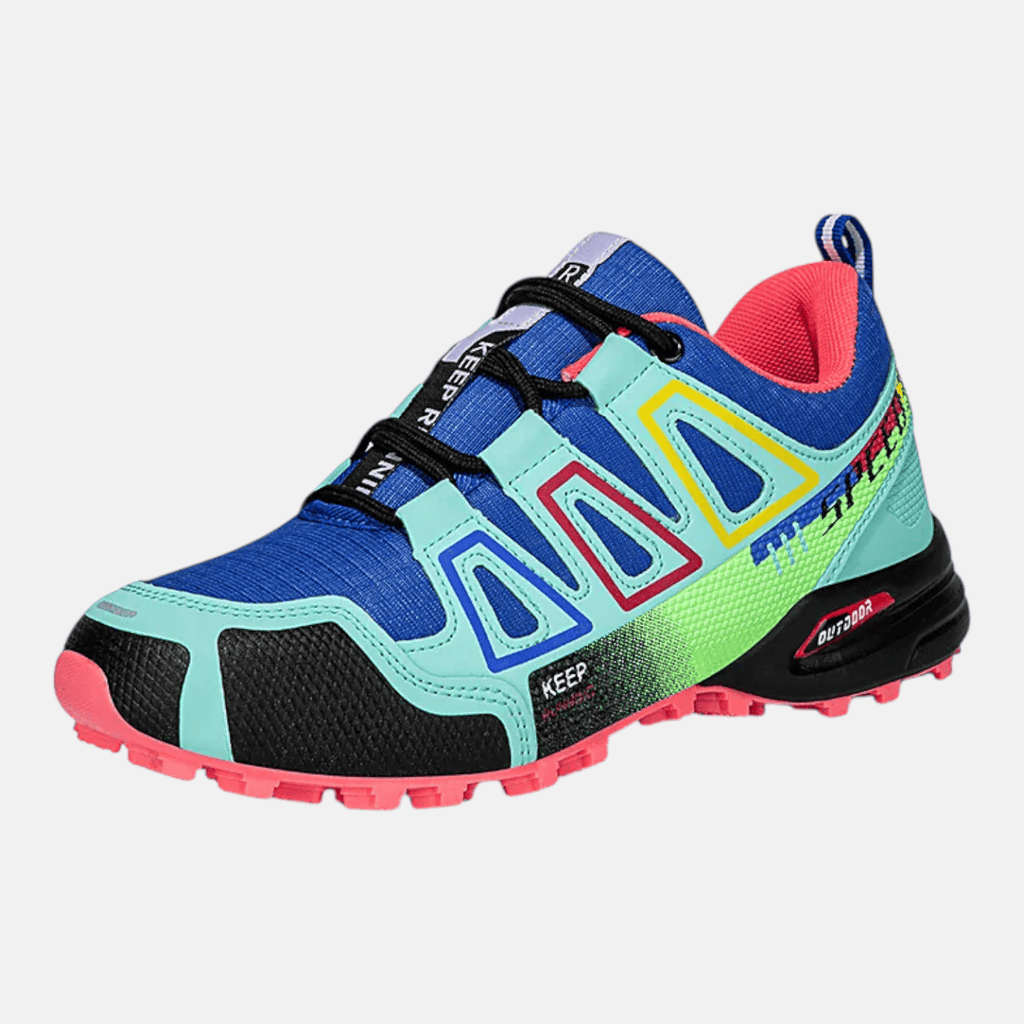 Mon Esprit Nature Bleu / 36 Chaussures Randonnée Femme Imperméables et Légères - WaterFlow