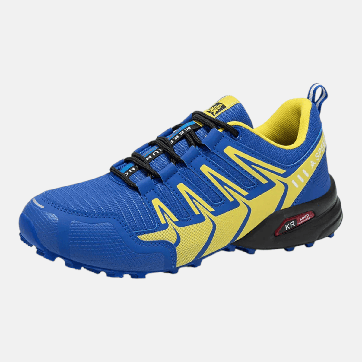 Mon Esprit Nature Bleu / 40 Chaussures Randonnée Imperméables et Antidérapantes - FourWalk