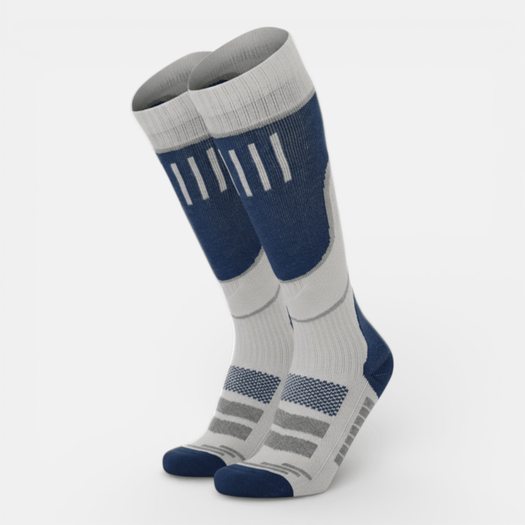 Mon Esprit Nature bleu-vert foncé / 36-46 / 2 Paires Paires de chaussettes de Ski en laine x2