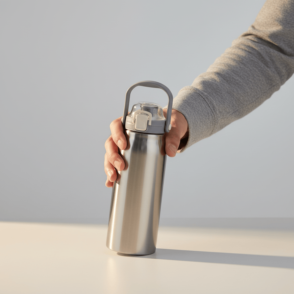 Mon Esprit Nature Bouteille isotherme grande capacité avec paille - Finn