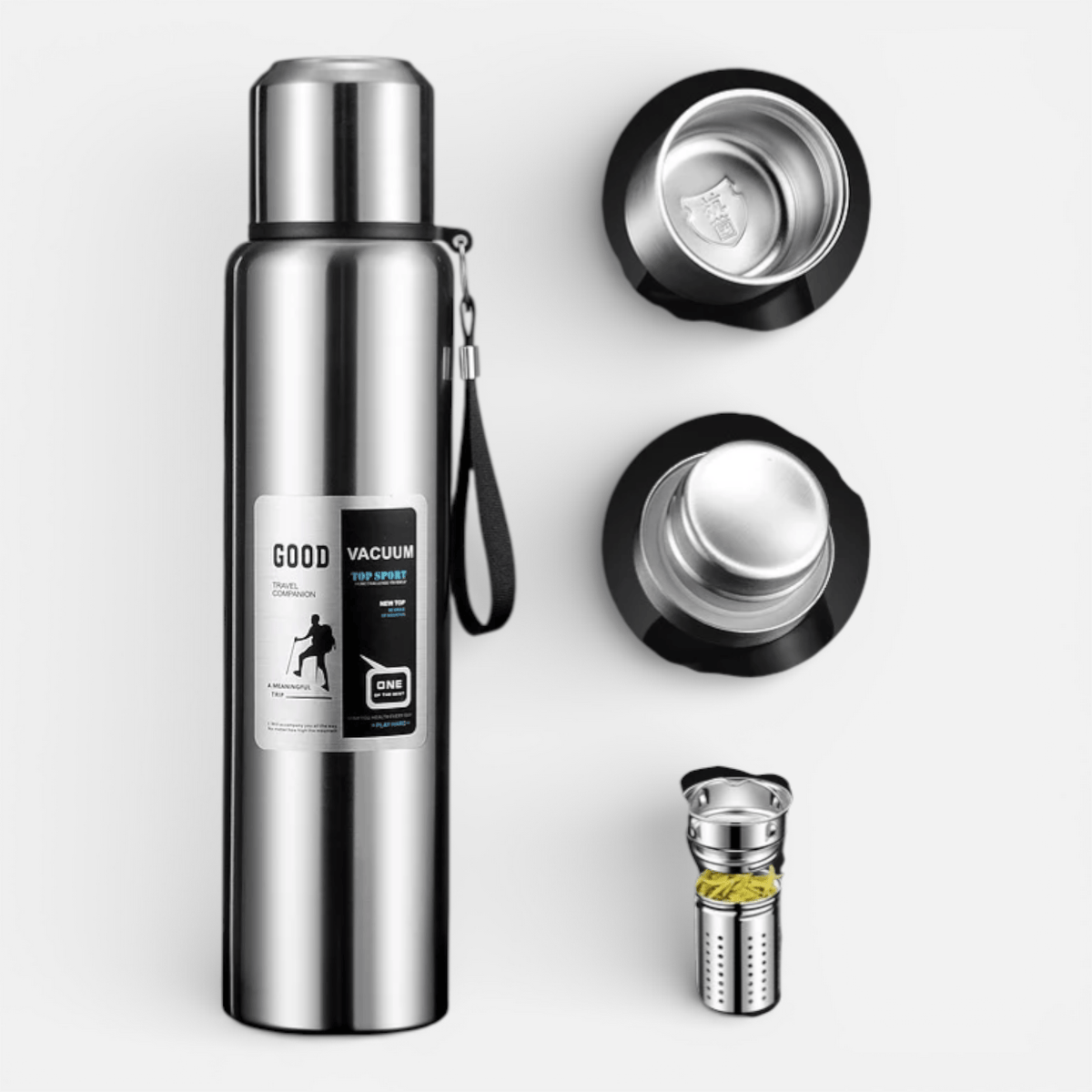 Mon Esprit Nature Bouteille Thermos en acier inoxydable - Fusio 2