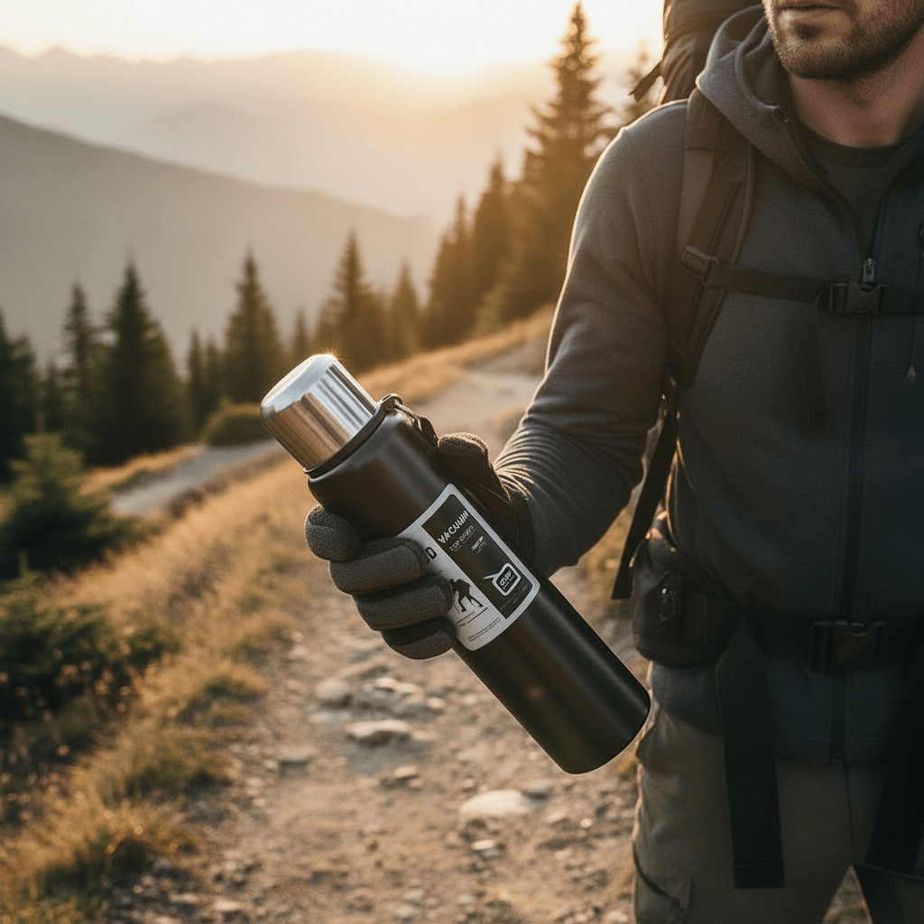 Mon Esprit Nature Bouteille Thermos en acier inoxydable - Fusio 2