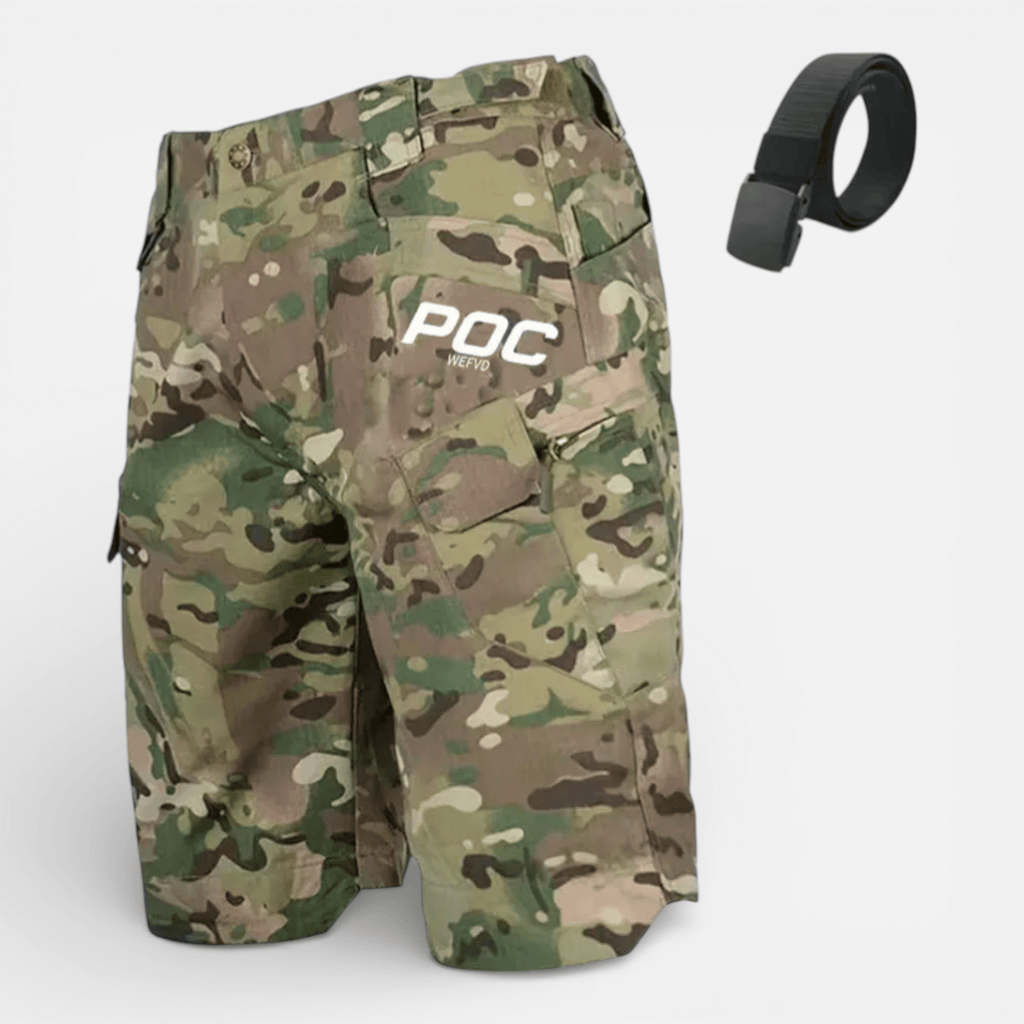 Mon Esprit Nature Camouflage foret clair / S Short de sport pour Hommes