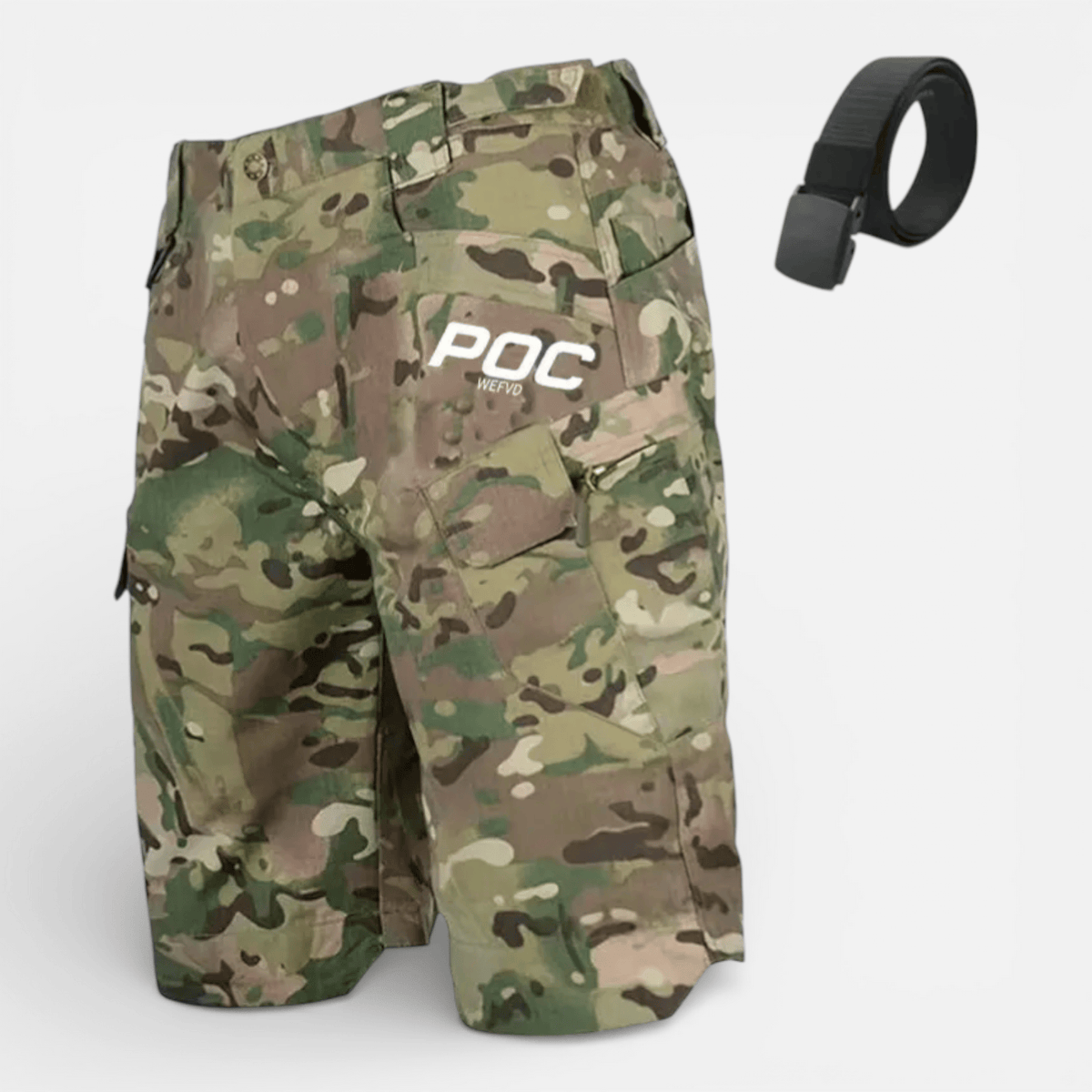 Mon Esprit Nature Camouflage foret clair / S Short de sport pour Hommes