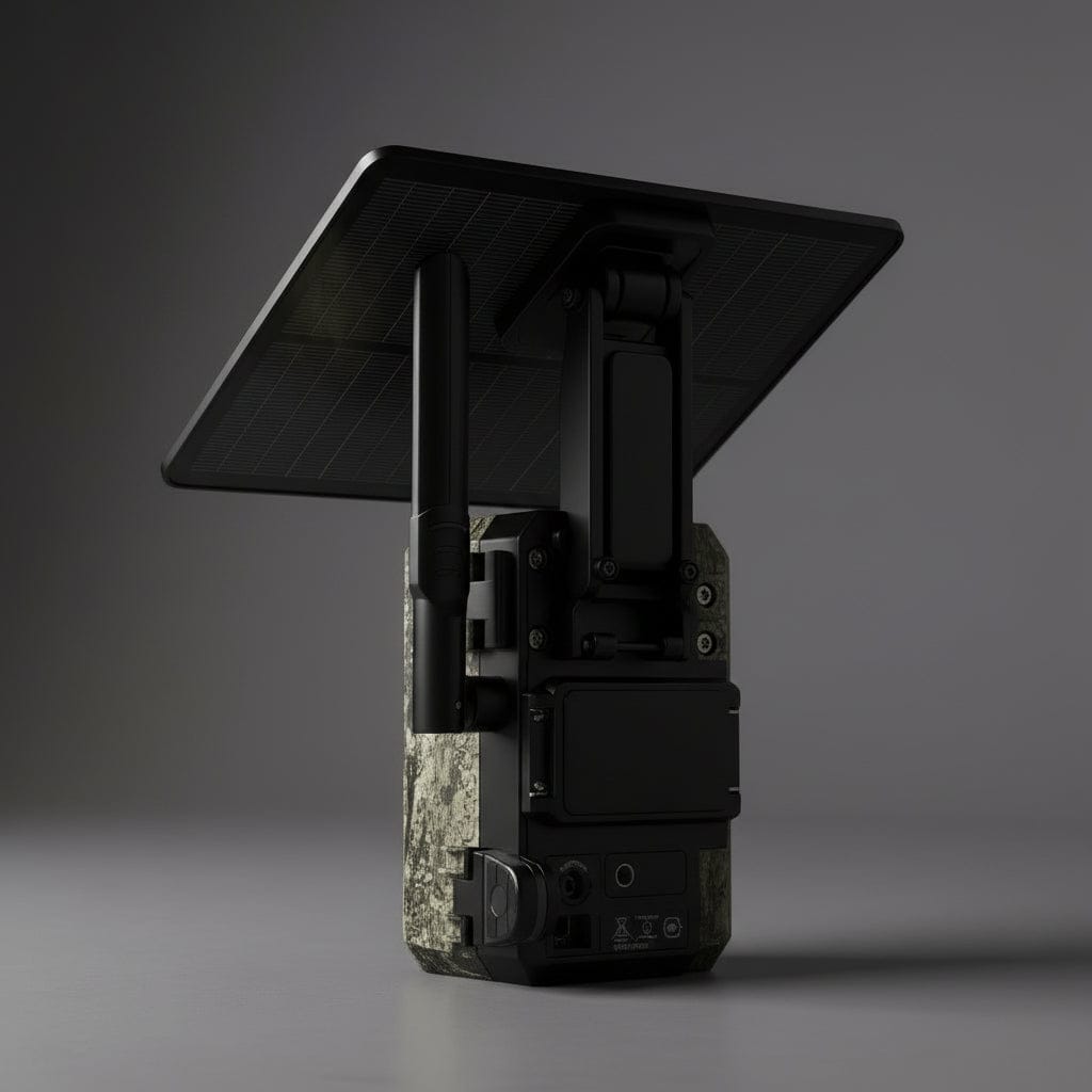 Mon Esprit Nature Camouflage Forêt foncé Caméra de surveillance cellulaire 4G avec énergie solaire - Himro