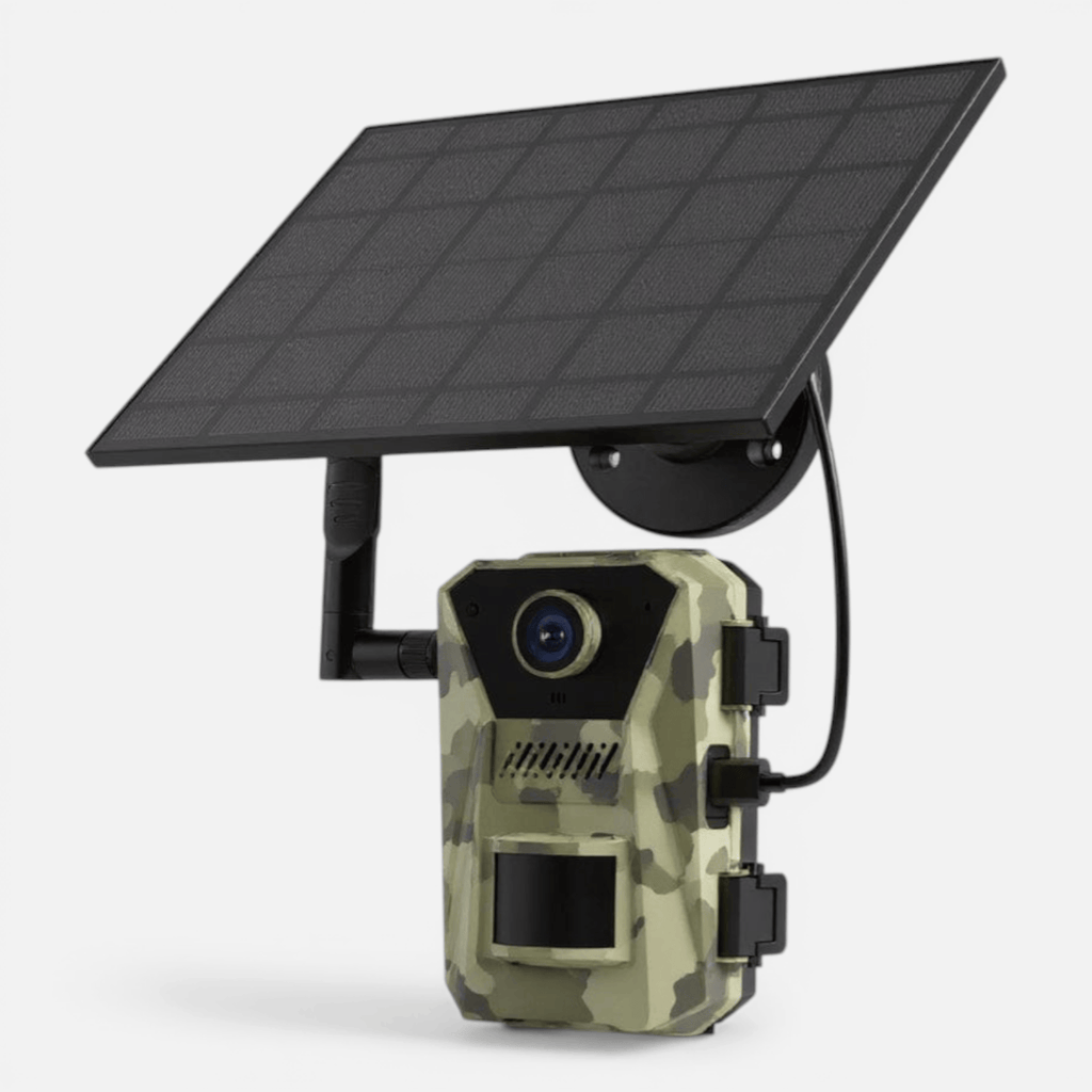 Mon Esprit Nature Camouflage Forêt foncé Caméra solaire de chasse et de sentier - Hunt Pro