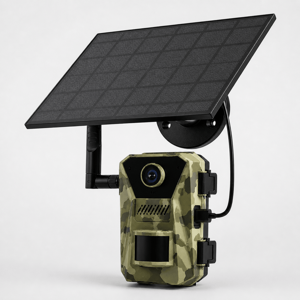 Mon Esprit Nature Camouflage Forêt foncé Caméra solaire de chasse et de sentier - Hunt Pro