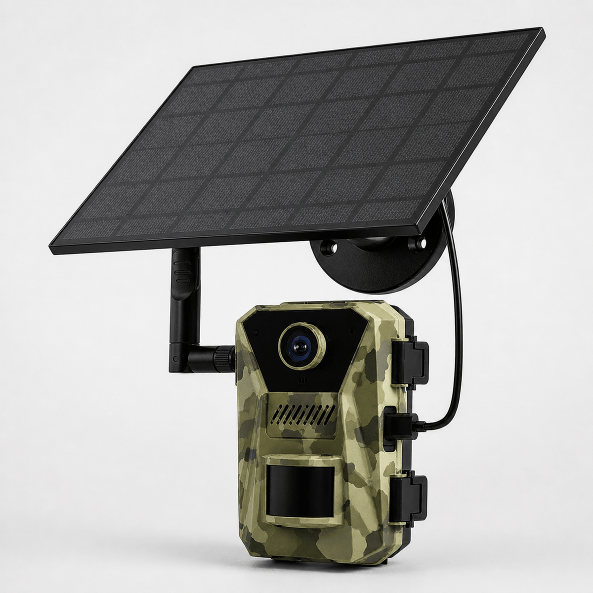 Mon Esprit Nature Camouflage Forêt foncé Caméra solaire de chasse et de sentier - Hunt Pro