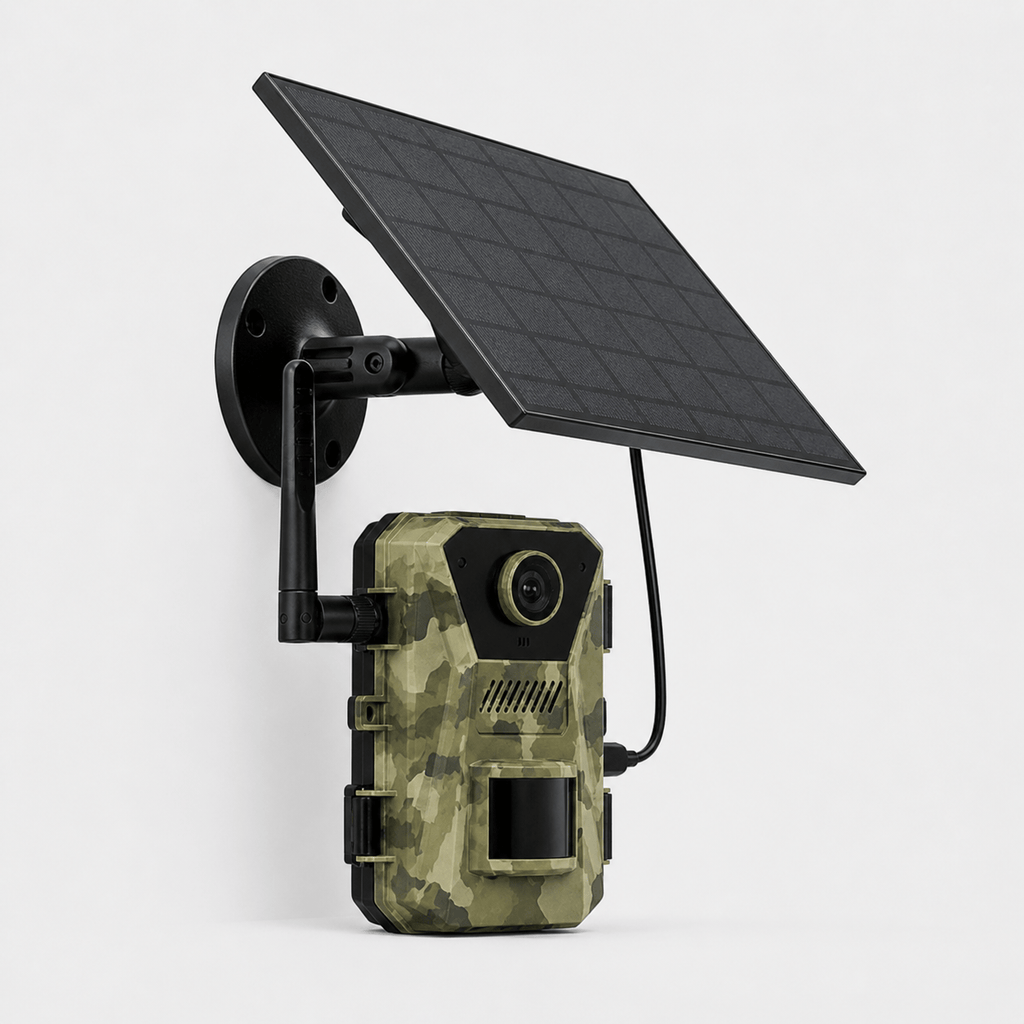 Mon Esprit Nature Camouflage Forêt foncé Caméra solaire de chasse et de sentier - Hunt Pro