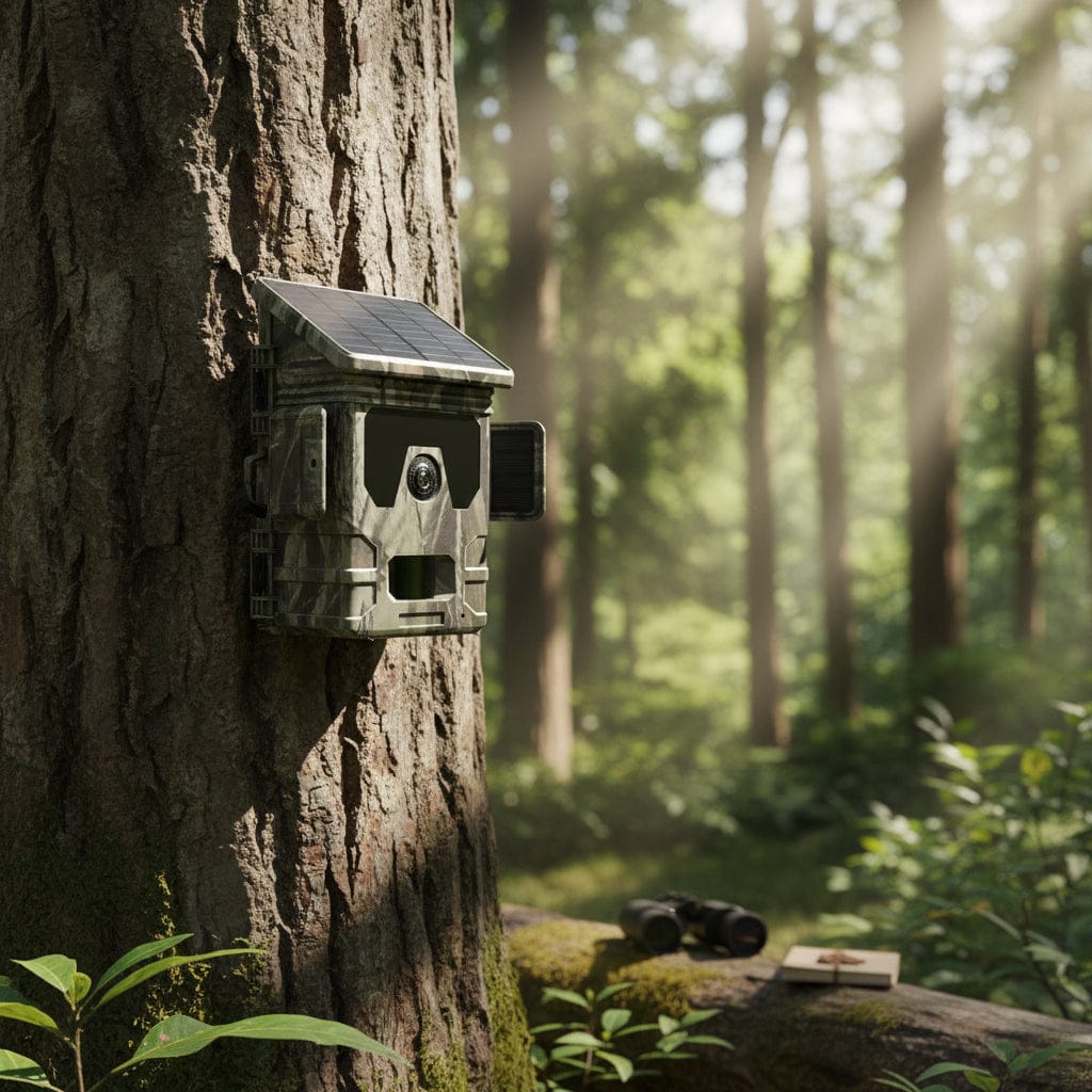 Mon Esprit Nature Camouflage Forêt foncé Caméra solaire haute qualité et vision nocturne - Terrar 2