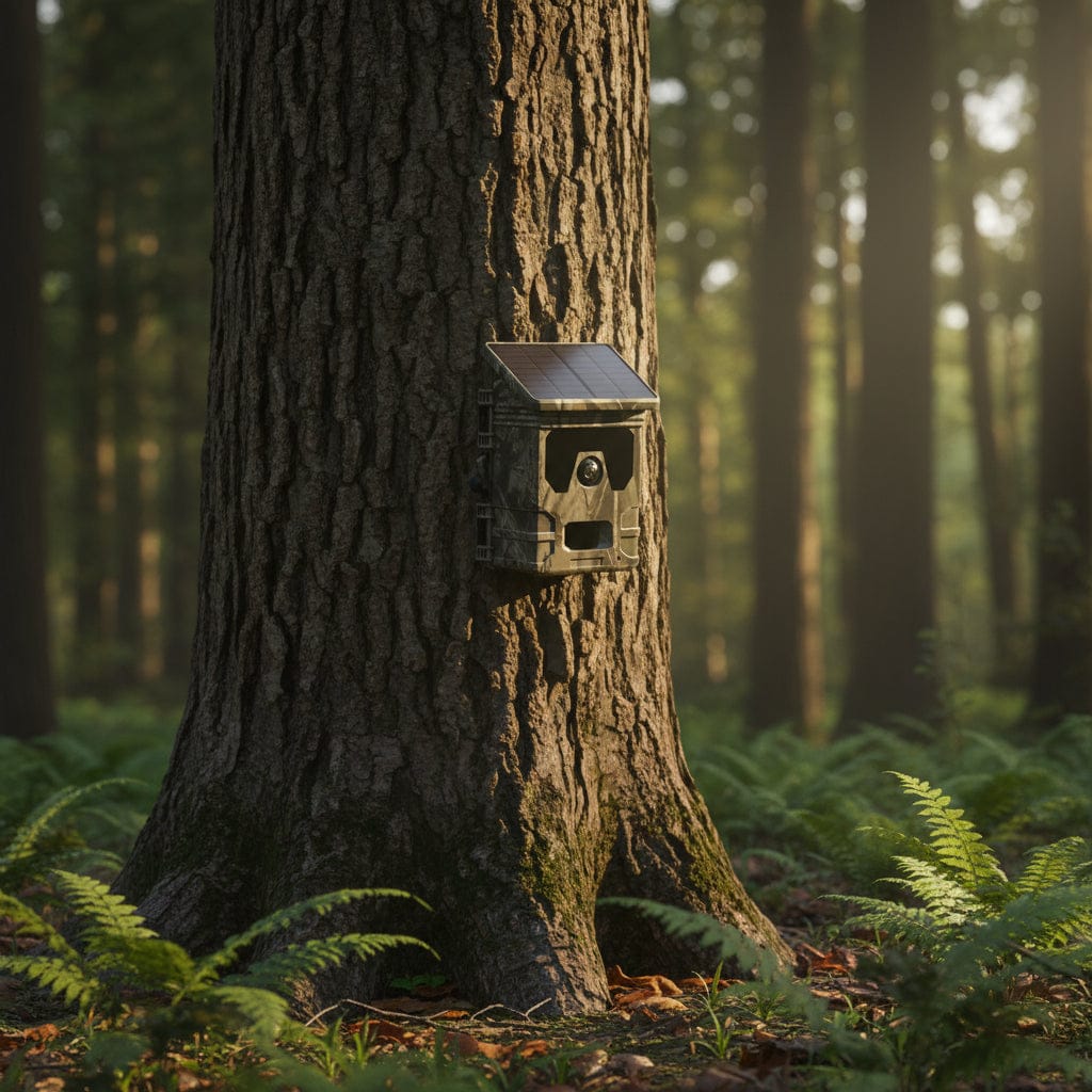 Mon Esprit Nature Camouflage Forêt foncé Caméra solaire haute qualité et vision nocturne - Terrar 2