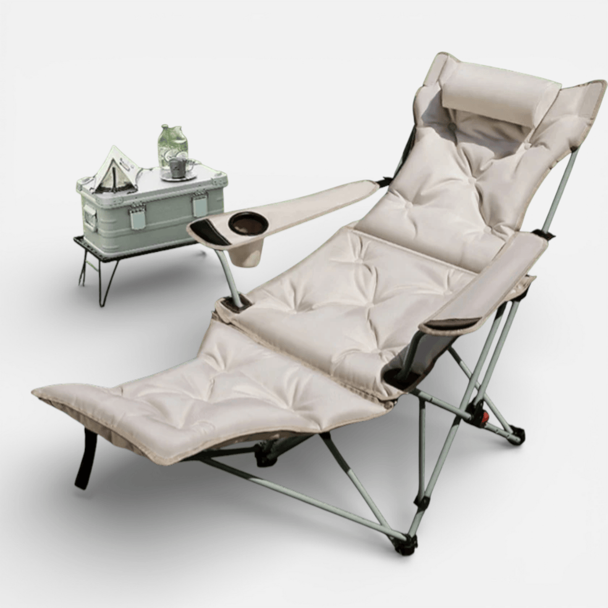 Mon Esprit Nature Chaise de camping inclinable de haute qualitée - EchoCrest