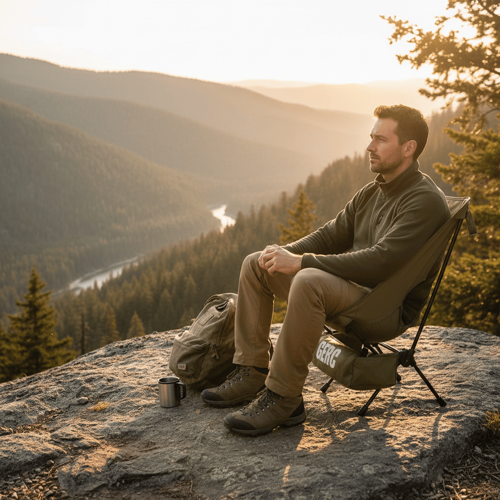 Mon Esprit Nature Chaise de camping pliable - PeakPulse
